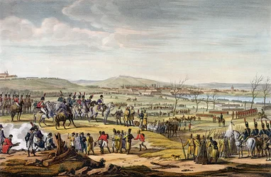 De verovering van Ulm, 17 oktober 1805, gegraveerd door Louis Francois Couche